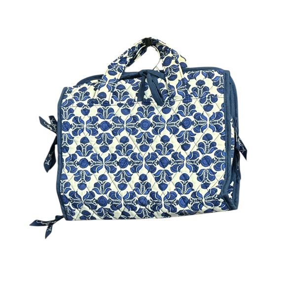 Vera Bradley Other - Vera Bradley Navy and White Floral Travel Bag
